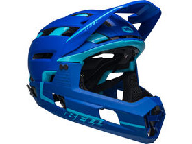 BELL CYCLE HELMETS Super Air R Mips MTB Full Face Helmet Matte/Gloss Blue