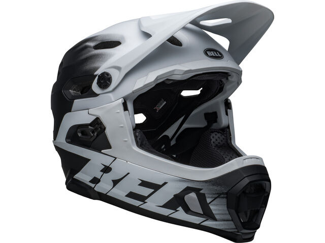 BELL CYCLE HELMETS Super Dh Mips MTB Helmet Matte Black/White click to zoom image