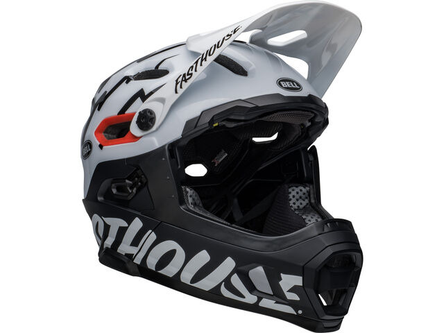 BELL CYCLE HELMETS Super Dh Mips MTB Helmet Matte/Gloss Black/White click to zoom image