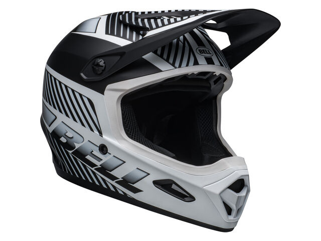BELL CYCLE HELMETS Transfer MTB Full Face Helmet Matte Black/White click to zoom image