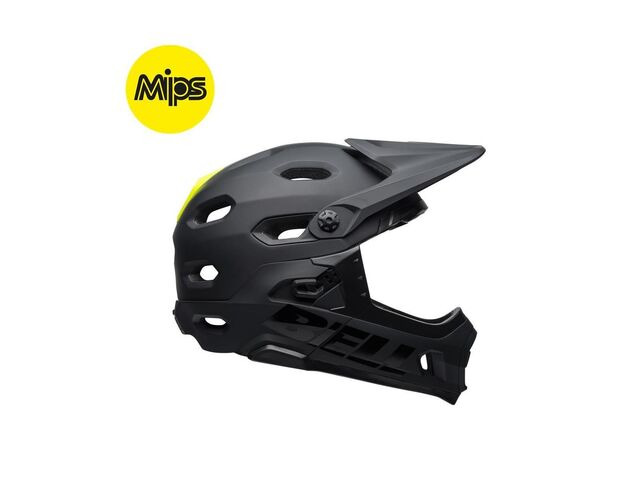 BELL CYCLE HELMETS Super Dh Mips MTB Helmet 2018: Matt/Gloss Black click to zoom image