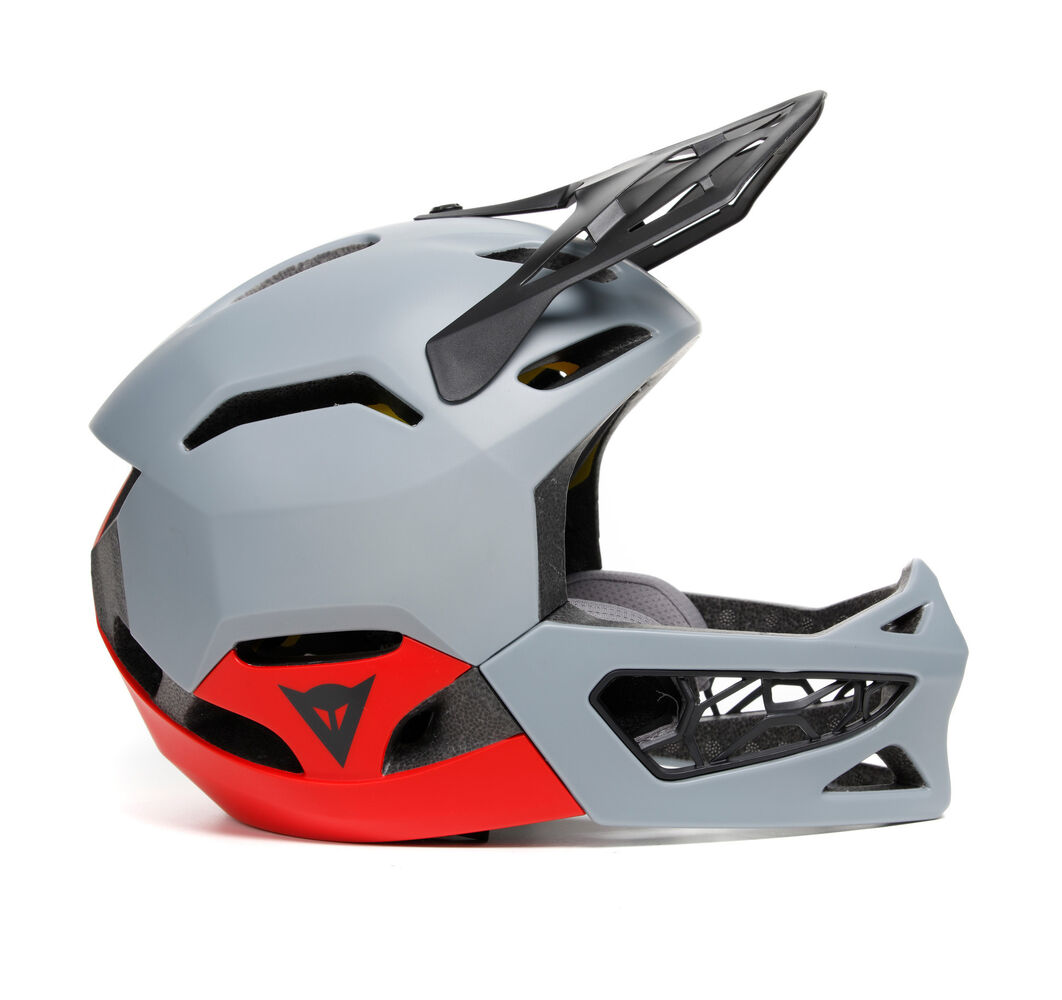 Dainese Linea 01 MIPS Full Face MTB Helmet Grey & Red 2022 :: £189.99 ...