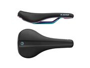 SDG COMPONENTS Bel Air 3.0 Lux-Alloy Rail Saddle Black Microfibre Top / Oil Slick Base 