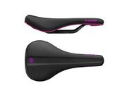 SDG COMPONENTS Bel Air 3.0 Lux-Alloy Rail Saddle Black Microfibre Top / Purple Base 