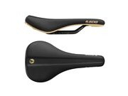 SDG COMPONENTS Bel Air 3.0 Lux-Alloy Rail Saddle Black Microfibre Top / Tan Base 