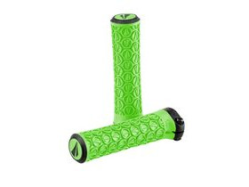 SDG COMPONENTS Slater JR Lock-On Grips Neon Green