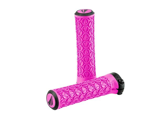 SDG COMPONENTS Slater JR Lock-On Grips Neon Pink click to zoom image