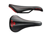 SDG COMPONENTS Bel Air Steel Rail Saddle Black/Red 