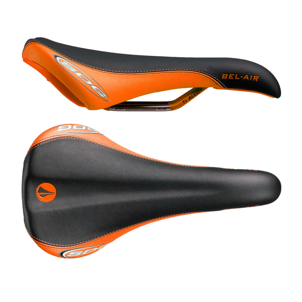 orange mtb saddle