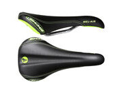 SDG COMPONENTS Bel Air Cro-Mo Rail Saddle Black/Black/Green 