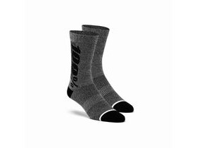 100% RHYTHM Merino Wool Performance Socks Charcoal