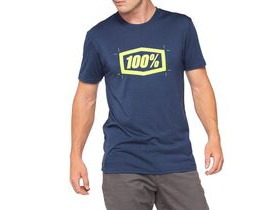 100% Cropped Tech T-Shirt Navy