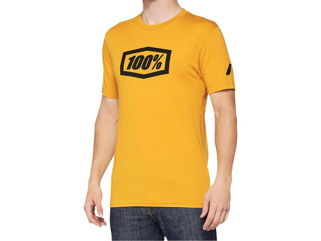 100% Essential T-Shirt Goldenrod click to zoom image