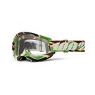 100% Strata 2 Goggle War Camo / Clear Lens 