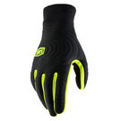 100% Brisker Xtreme Gloves Black / Fluo Yellow 