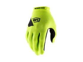 100% Ridecamp Glove Fluo Yellow