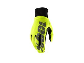 100% Hydromatic Waterproof Glove Neon Yellow