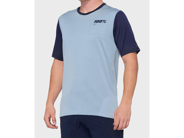 100% Ridecamp Jersey 2022 Light Slate / Navy click to zoom image