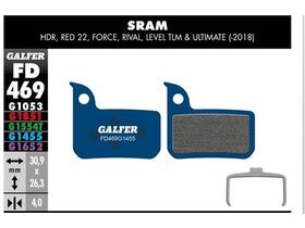 GALFER Galfer Sram Red Force Rival Road Compound Brake Pad (Blue) FD469G1455