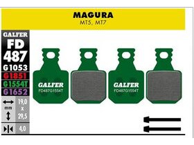 GALFER Magura MT5 MT7  Race Pro Competition Pads (green) FD487G1554T