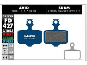 GALFER Galfer Sram Red AXS Road Compound Brake Pad (Blue) FD427G1455