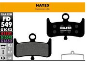 GALFER Hayes Dominion A4 Standard Brake Pad (Black) FD549G1053 