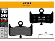 GALFER Hayes Dominion A4 Standard Brake Pad (Black) FD549G1053 