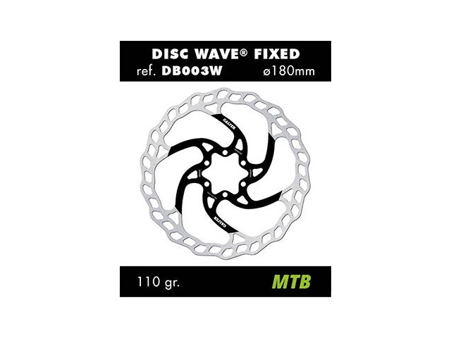 GALFER 180mm x 2.0mm Disc Rotor 6 Bolt ( DB003W2 ) click to zoom image