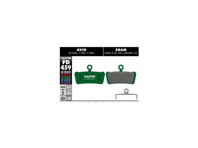 GALFER Sram Guide R RS RSC Race - Pro Competition Disc Brake Pads (green) FD459G1554T click to zoom image