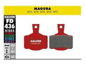 GALFER Magura MTS MT8 Wet Weather Disc Brake Pads (red) FD436G1851