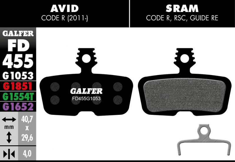 Avid code sale brake pads