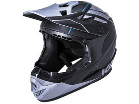 KALI PROTECTIVES Zoka Full Face Helmet in Black & Grey