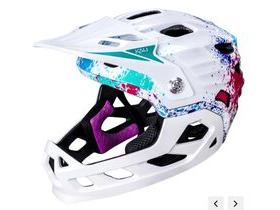 KALI PROTECTIVES Maya Child 50-54cm Full Face with detachable chin piece in Splat