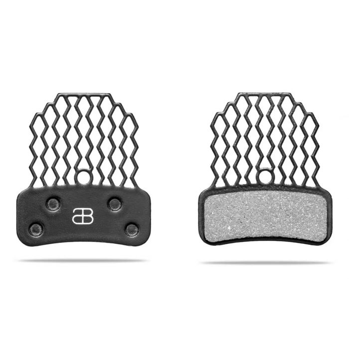 Absolute Black Shimano XTR 4 Pot Graphen pads with Fins Disc 27