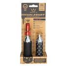 PEATY'S Holeshot CO2 Tyre Inflator - MTB (25g) Single Red  click to zoom image