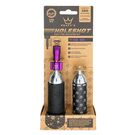 PEATY'S Holeshot CO2 Tyre Inflator - MTB (25g) Single Violet  click to zoom image