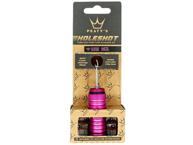 PEATY'S Holeshot Tubeless Puncture Plugger Kit click to zoom image