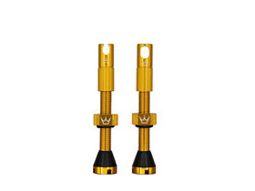 PEATY'S x Chris King Tubeless MK2 Valves 42mm Gold