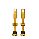 PEATY'S x Chris King Tubeless MK2 Valves 42mm Gold 