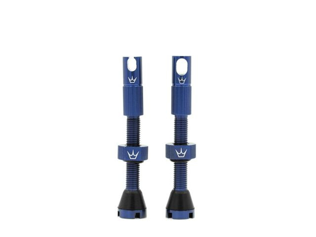 PEATY'S x Chris King Tubeless MK2 Valves 42mm Navy click to zoom image