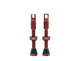 PEATY'S x Chris King Tubeless MK2 Valves 42mm Red