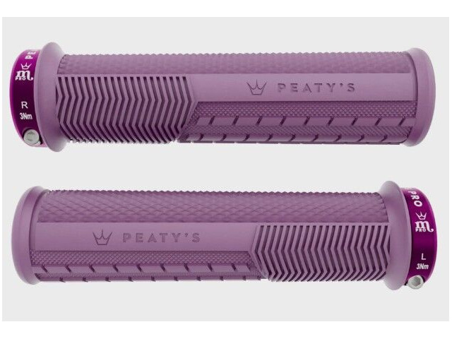 PEATY'S Monarch Pro Knurled Grip Thick in Plum click to zoom image
