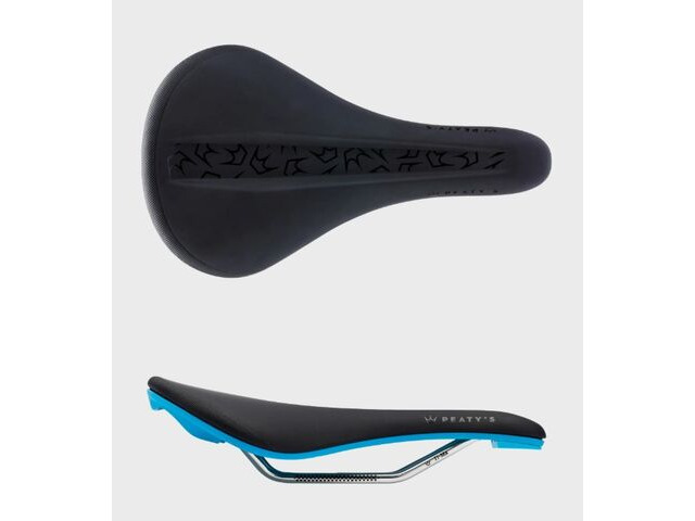 PEATY'S Monarch Ti-MX Saddle in Blue click to zoom image