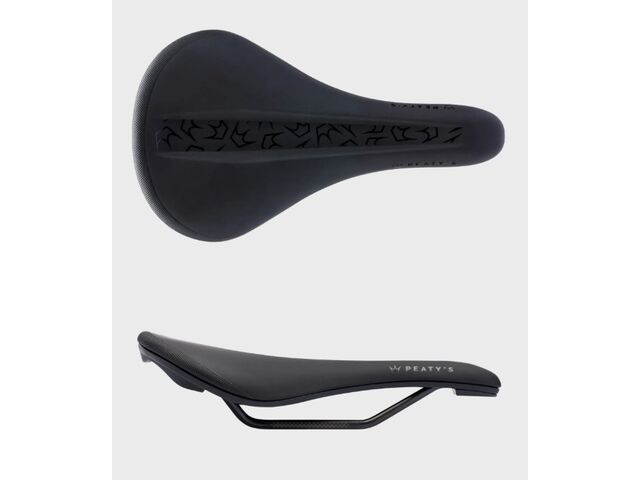 PEATY'S Monarch 4130 Cro Mo Saddle Black click to zoom image