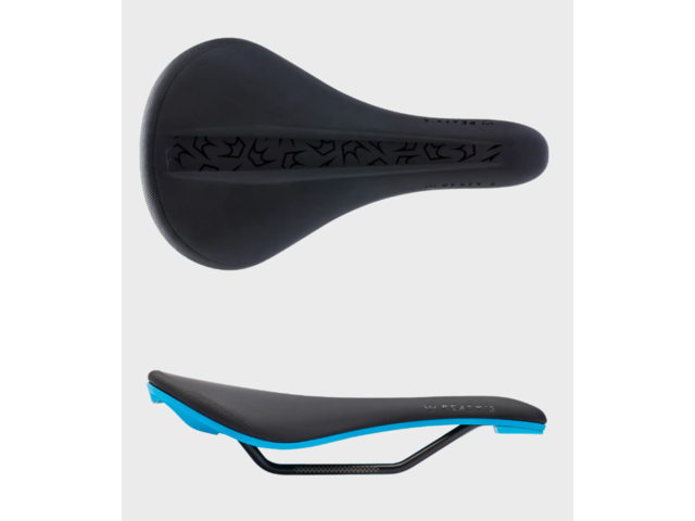 PEATY'S Monarch 4130 Cro Mo Saddle Blue click to zoom image
