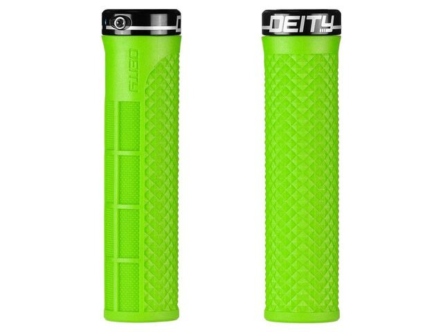 Deity Lockjaw Grips Green click to zoom image