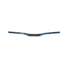 Deity Skywire Carbon Handlebar 35mm Bore, 25mm Rise 800mm 800MM BLUE  click to zoom image