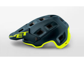 MET HELMETS Terranova Mips Cycle Helmet Petrol Blue - Lime Green