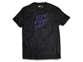 Ride Concepts Ride Every Day Women's T-Shirt Black/Purple