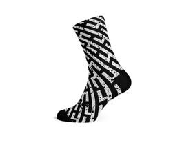 SOX FOOTWEAR Geo Crew Style Premium Cycling Sock